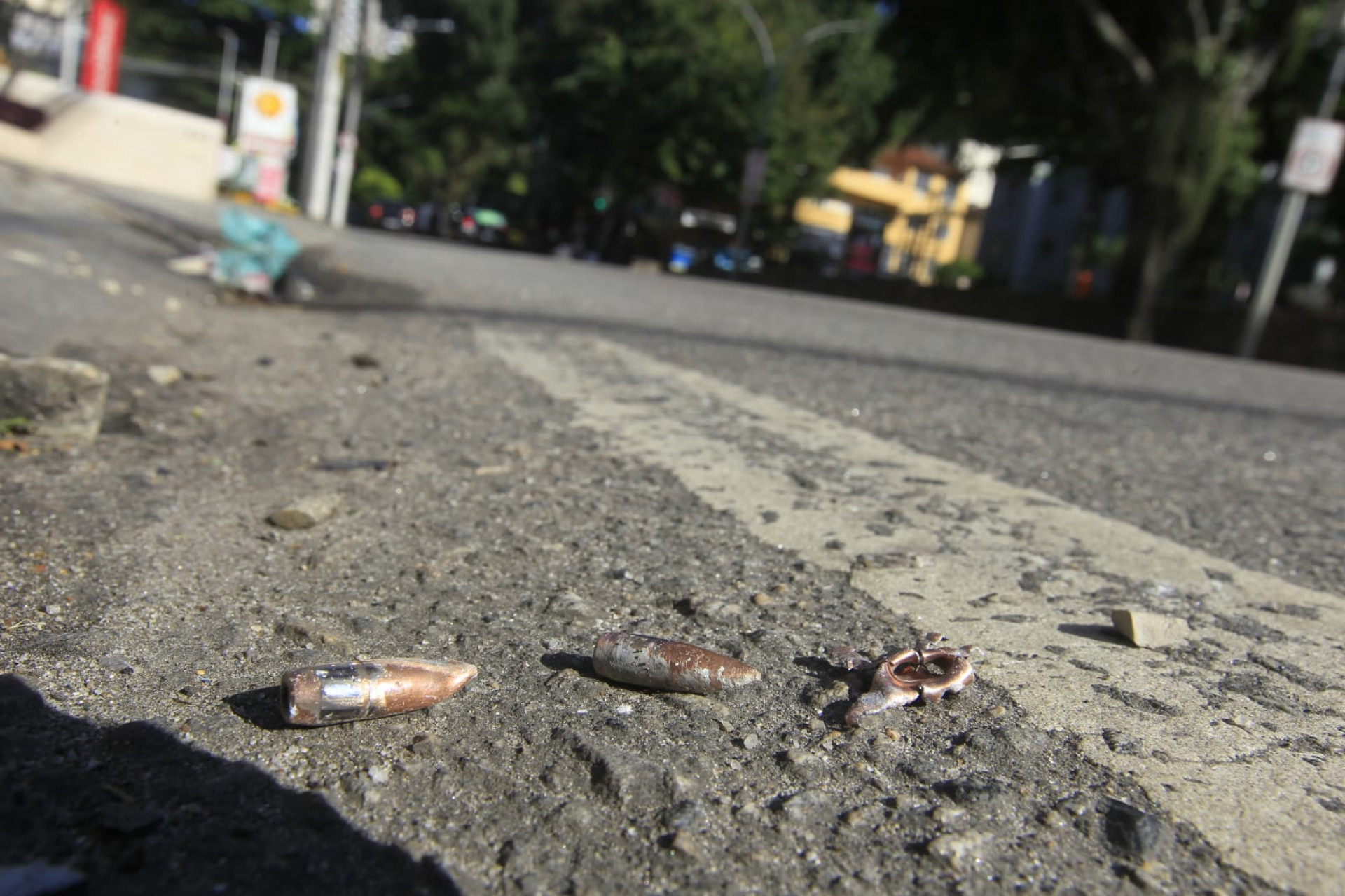 Tiros acertaram a Igreja Metodista em Botafogo, na Rua São Clemente - Reginaldo Pimenta / Agência O Dia