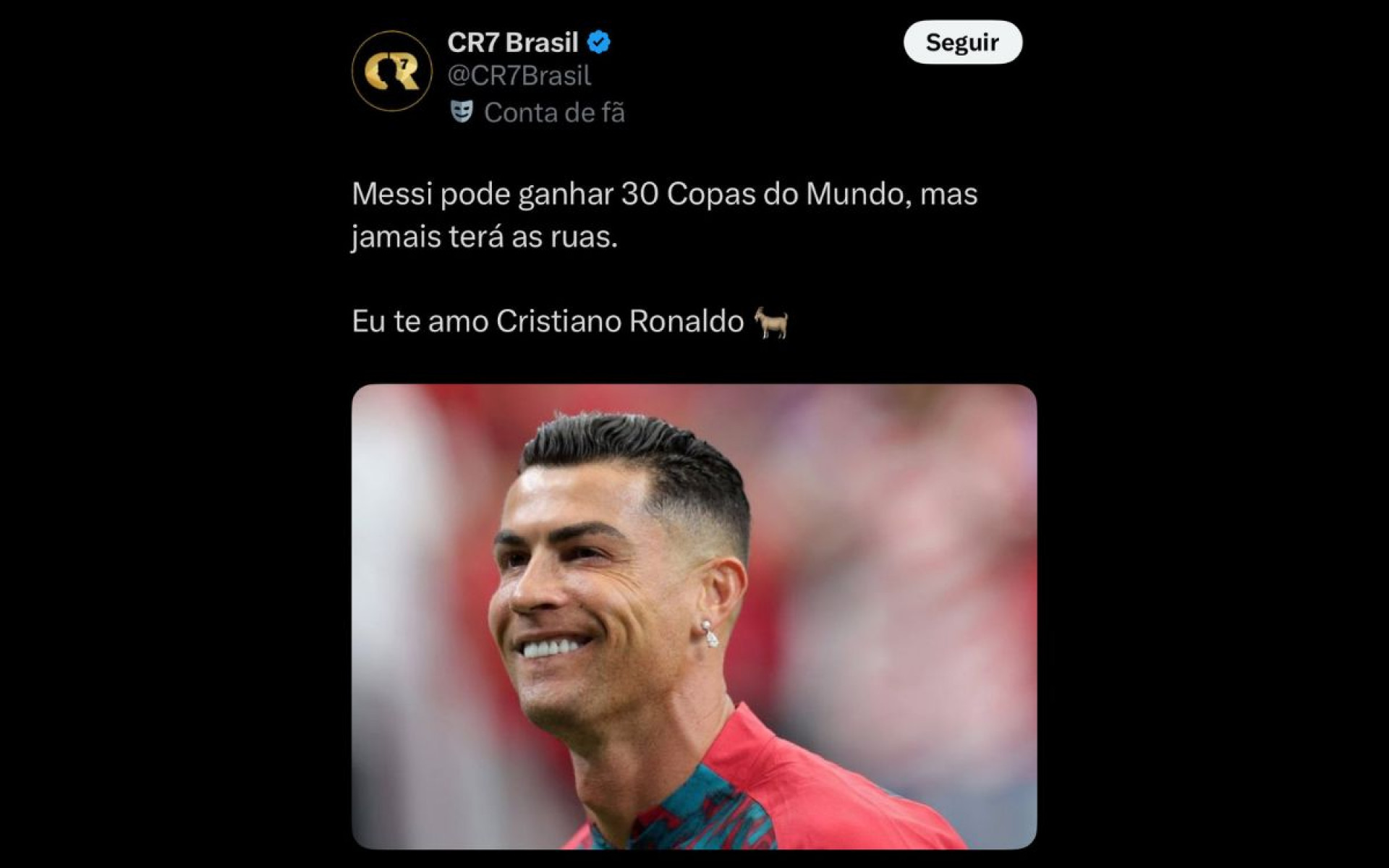 Gols de Cristiano Ronaldo repercutem na Web - Reprodução / X