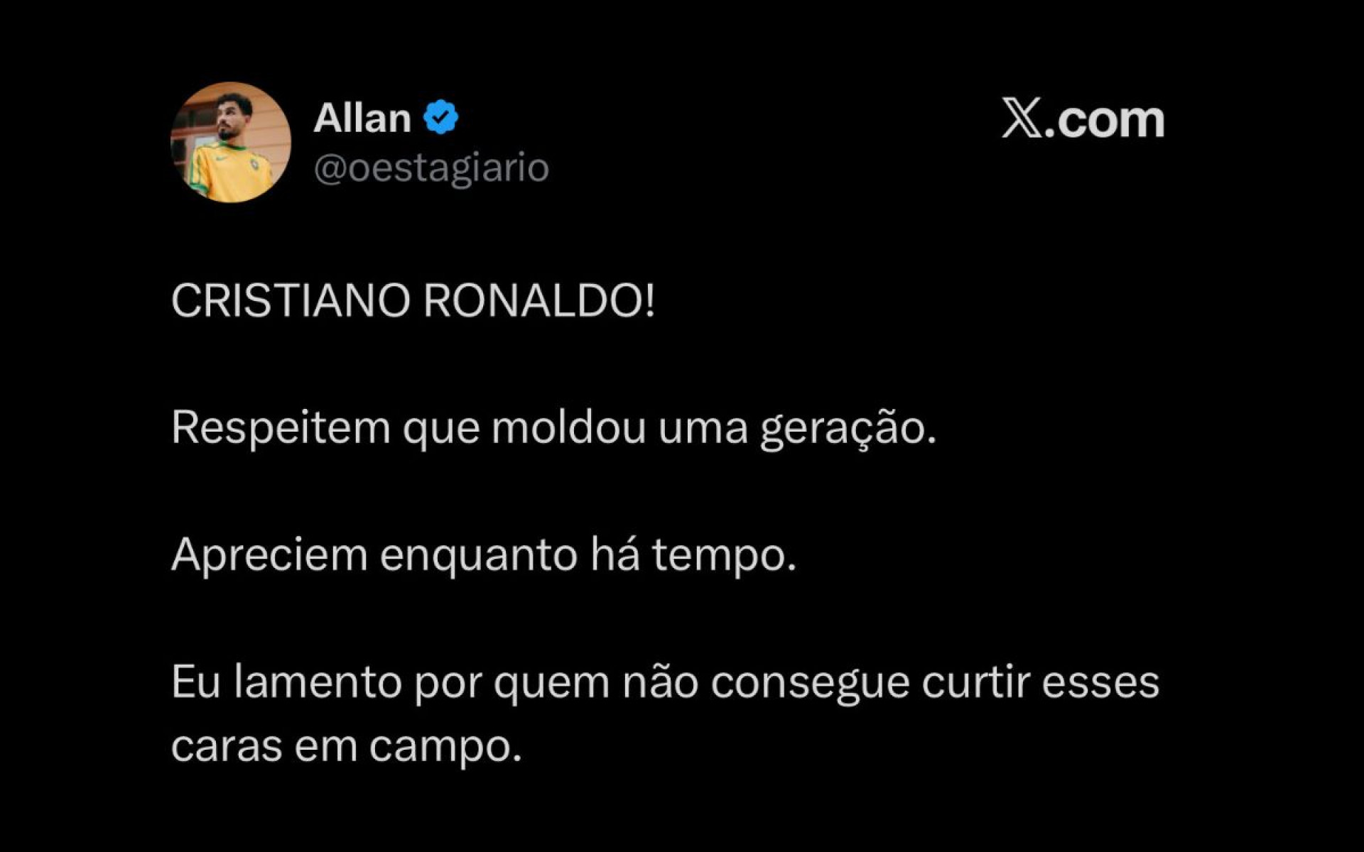 Gols de Cristiano Ronaldo repercutem na Web - Reprodução / X