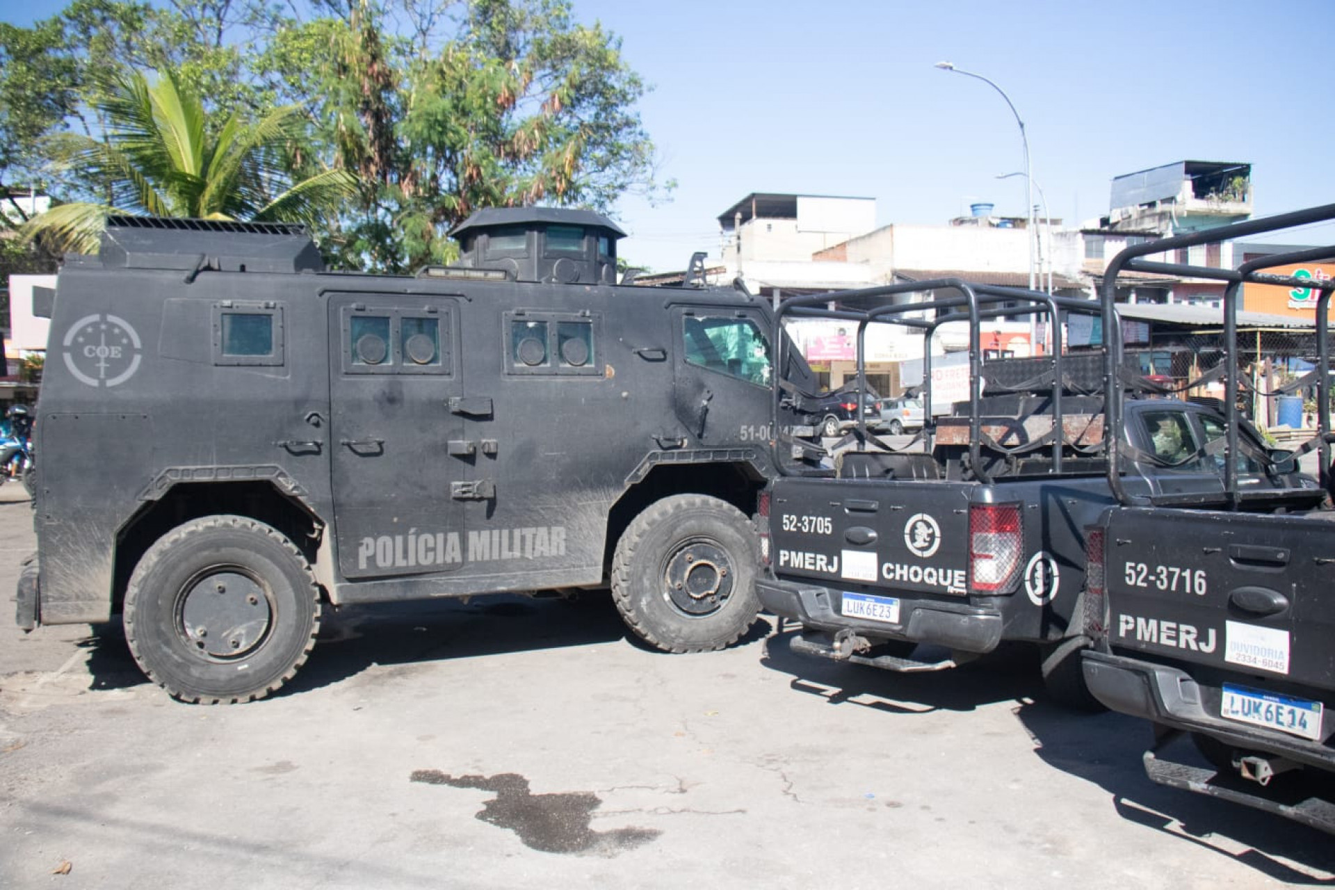 Polícia Militar realiza operação na Gardênia Azul, Zona Sudoeste do Rio
 - Érica Martin / Agência O DIA