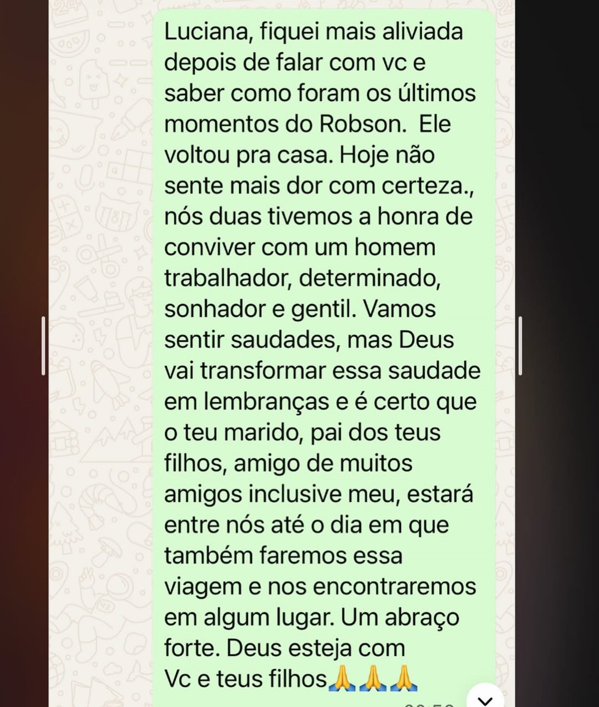 Marlene Mattos se pronuncia após morte de ex-paquito Robson Barros - Reprodução / Instagram