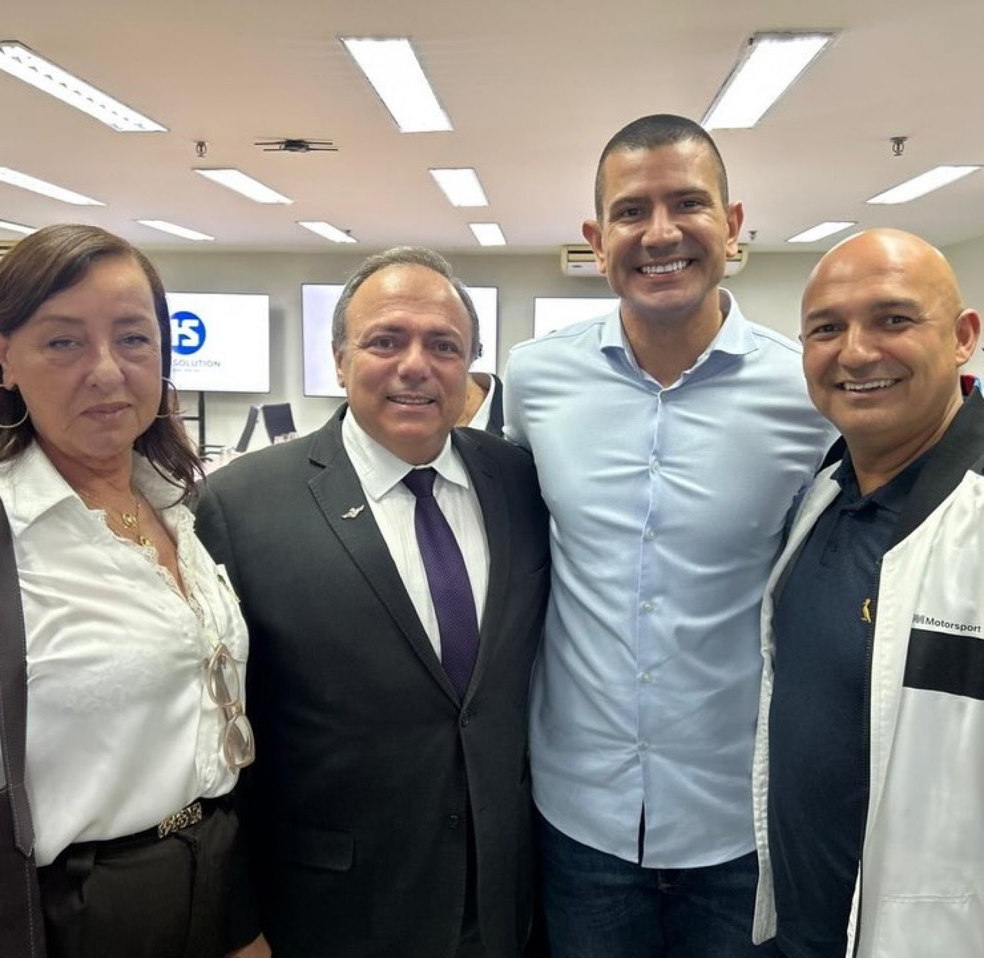 Maria Márcia, Pazuello, Douglas Ruas e Fábio do Pastel - Reprodução redes sociais