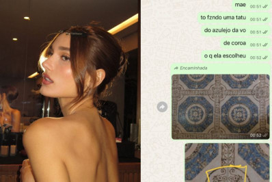 Sasha faz homenagem à avó com nova tatuagem