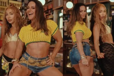 Vídeo: Viviane Araujo samba com Aline Maia ao som de Zeca Pagodinho