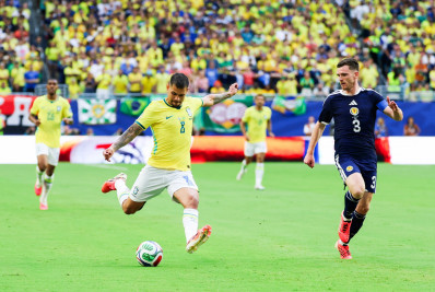 Bruno Guimarães aponta evolução do Brasil e elogia atuação contra Escócia: 'Melhor jogo'