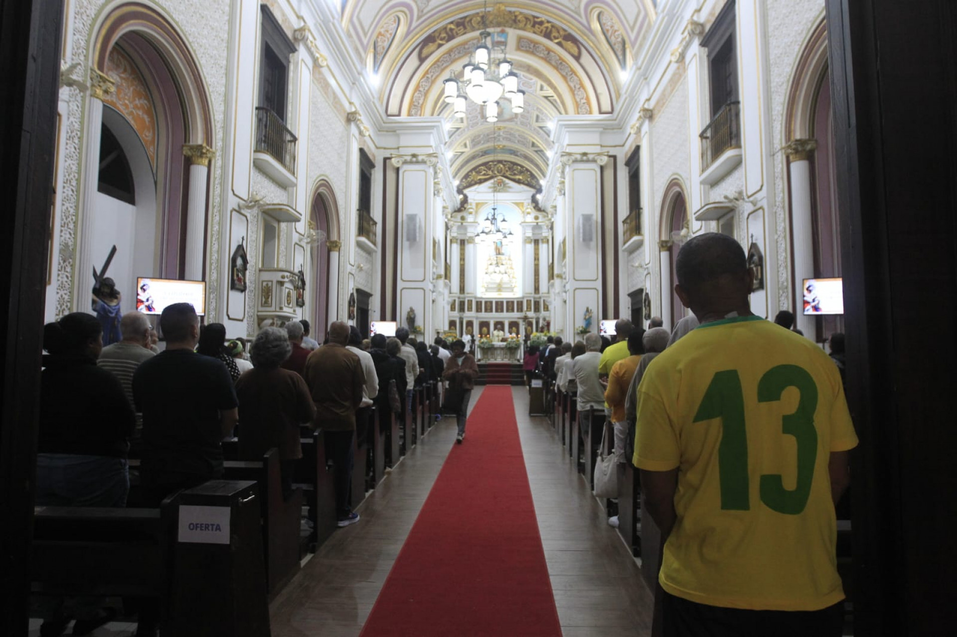 Festa de São João Batista também terá transmissão do jogo do Brasil na Copa - Reginaldo Pimenta/Agência O DIA