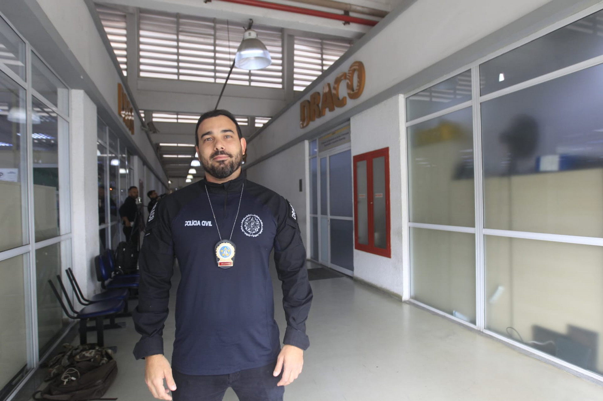 M&aacute;rcio Almeida, delegado assistente da Draco