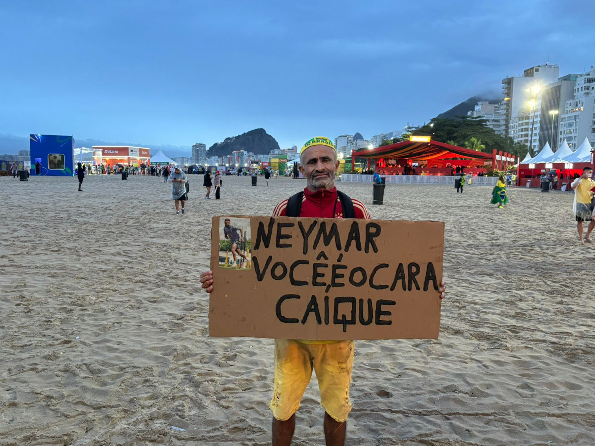 Caíque Fé é um vascaíno ilustre - João Alexandre Borges / Agência O Dia