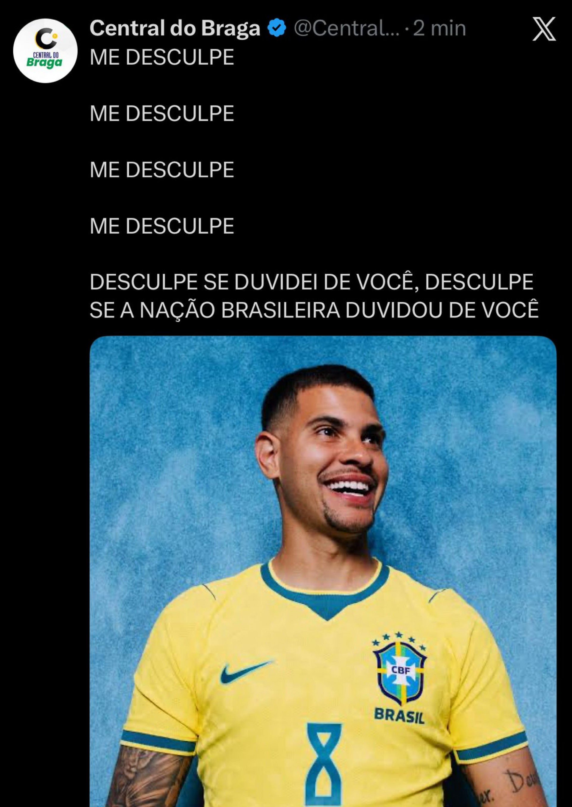 Vitória do Brasil sobre a Escócia gerou memes nas redes - Reprodução / X