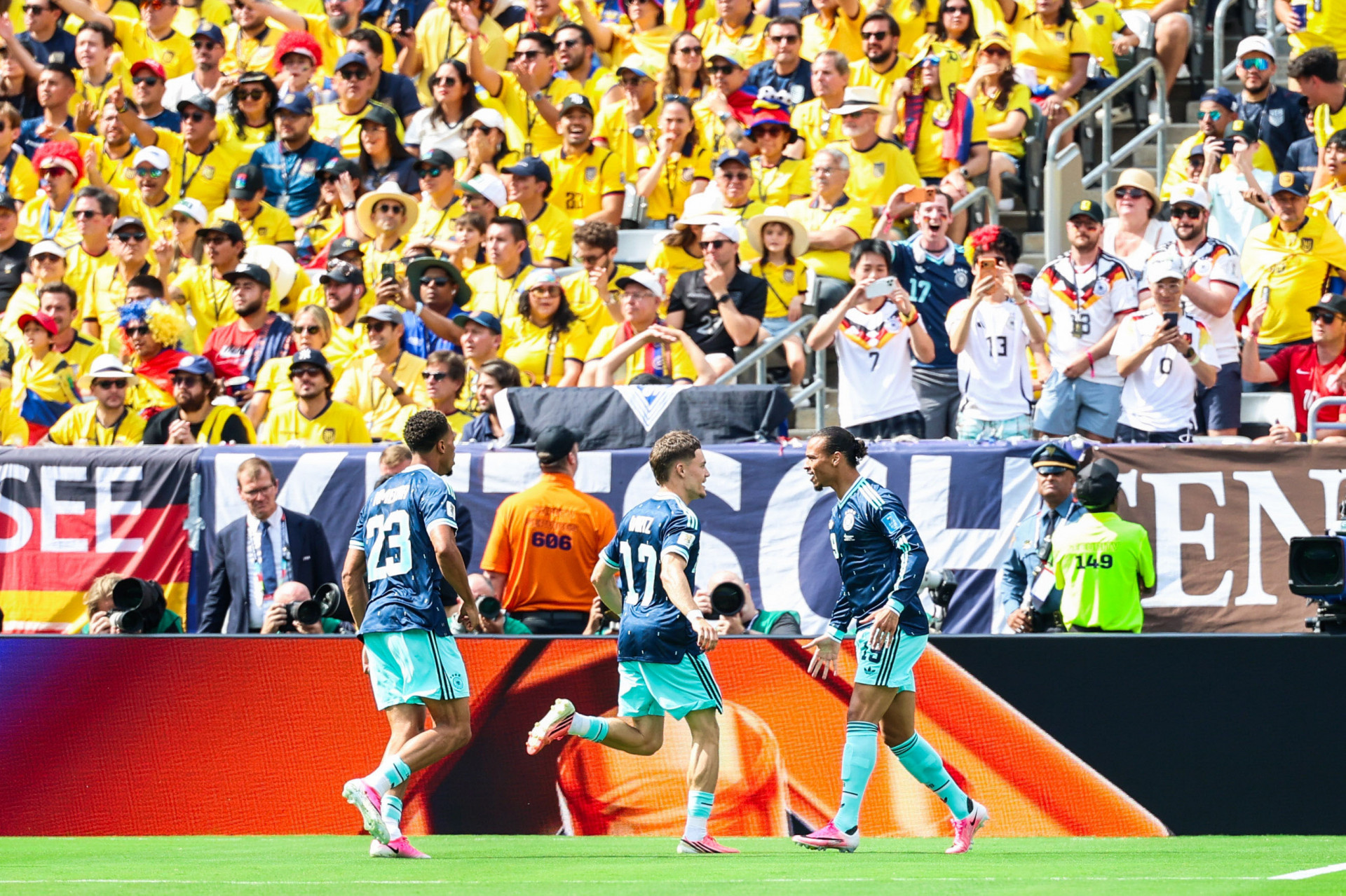 Equador e Alemanha se enfrentaram pela 3&ordf; rodada da fase de grupos da Copa do Mundo - William Volcov/Parceiro/Ag&ecirc;ncia O Dia