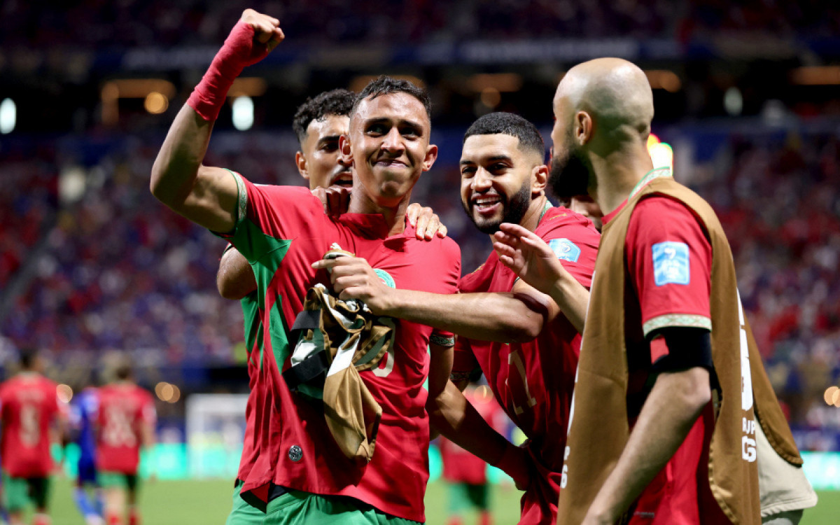 O Marrocos venceu o Haiti por 4 a 2 e avançou como o segundo colocado do Grupo C.