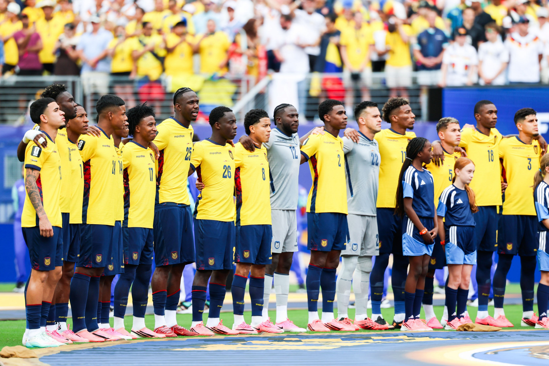 Equador e Alemanha se enfrentaram pela 3&ordf; rodada da fase de grupos da Copa do Mundo - William Volcov/Parceiro/Ag&ecirc;ncia O Dia