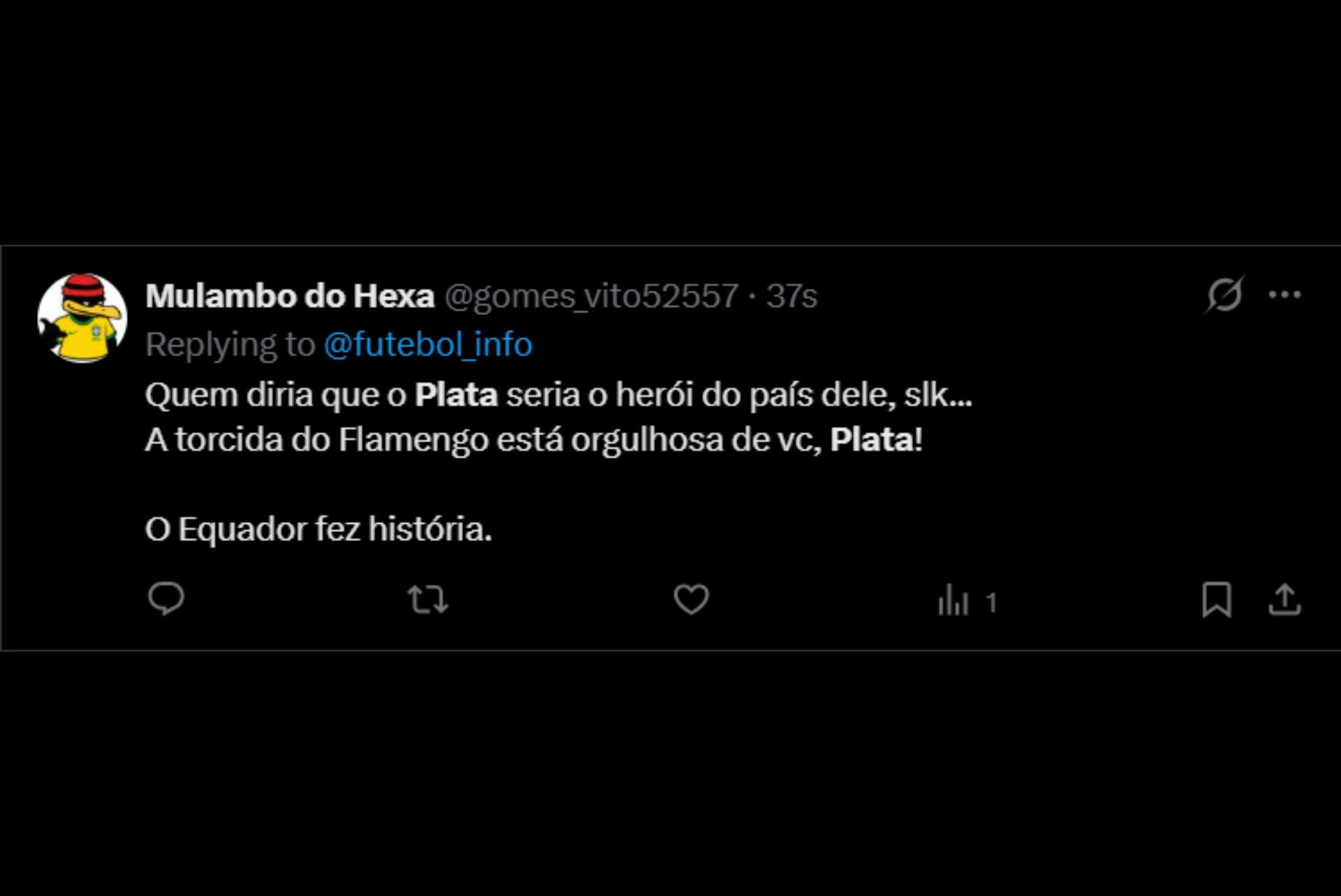 Gol de Plata contra a Alemanha gera reações na web - Reprodução / X