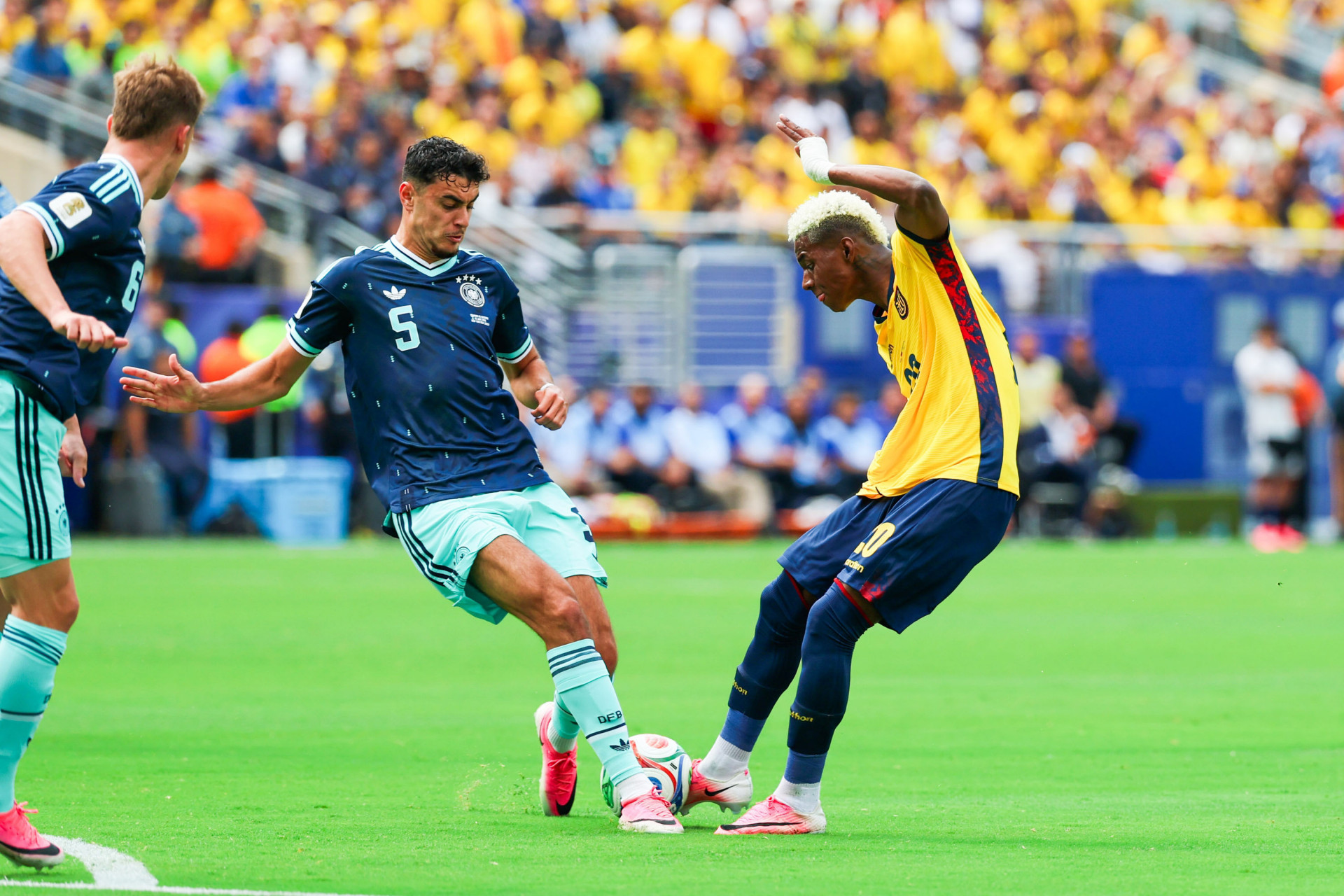Equador e Alemanha se enfrentaram pela 3&ordf; rodada da fase de grupos da Copa do Mundo - William Volcov/Parceiro/Ag&ecirc;ncia O Dia