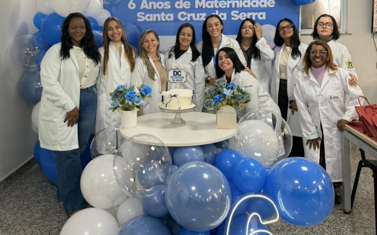 Maternidade de Santa Cruz da Serra completa seis anos - Divulga&ccedil;&atilde;o