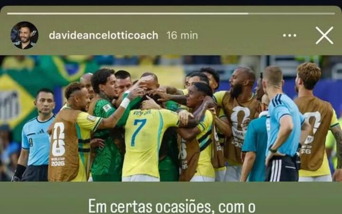 Davide Ancelotti nega pol&ecirc;mica em gesto na entrada de Neymar
