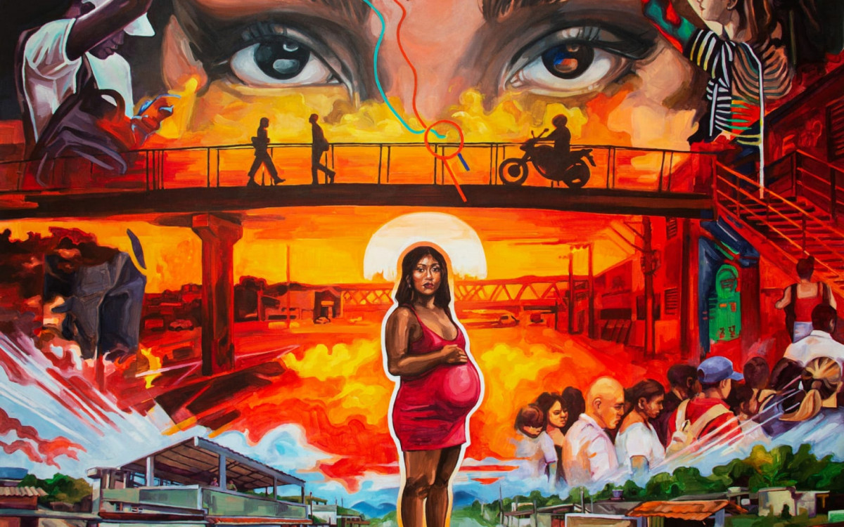 Artista visual de Caxias retrata a periferia em exposi&ccedil;&atilde;o na Caixa Cultural - Myllena Araujo/Divulga&ccedil;&atilde;o