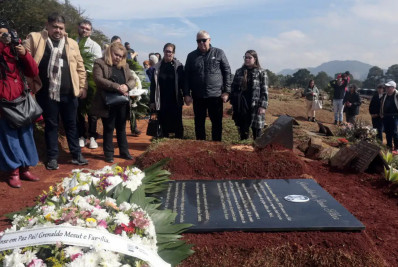 Restos de Grenaldo Silva, morto pela ditadura, são sepultados