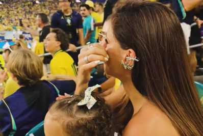 Bruna Biancardi explica emoção com entrada de Neymar Jr em campo