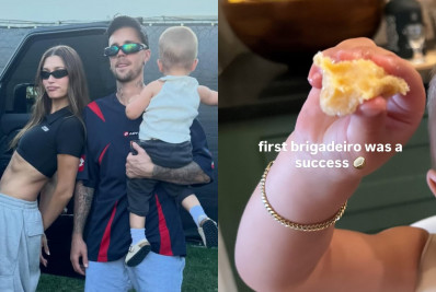 Filho de Justin Bieber e Hailey experimenta brigadeiro: 'Sucesso'