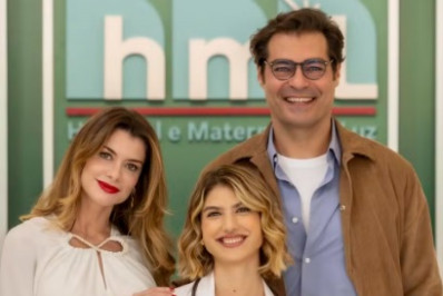 Thiago Lacerda e Giovanna Grigio surpreendem web por diferença de altura em fotos de nova novela