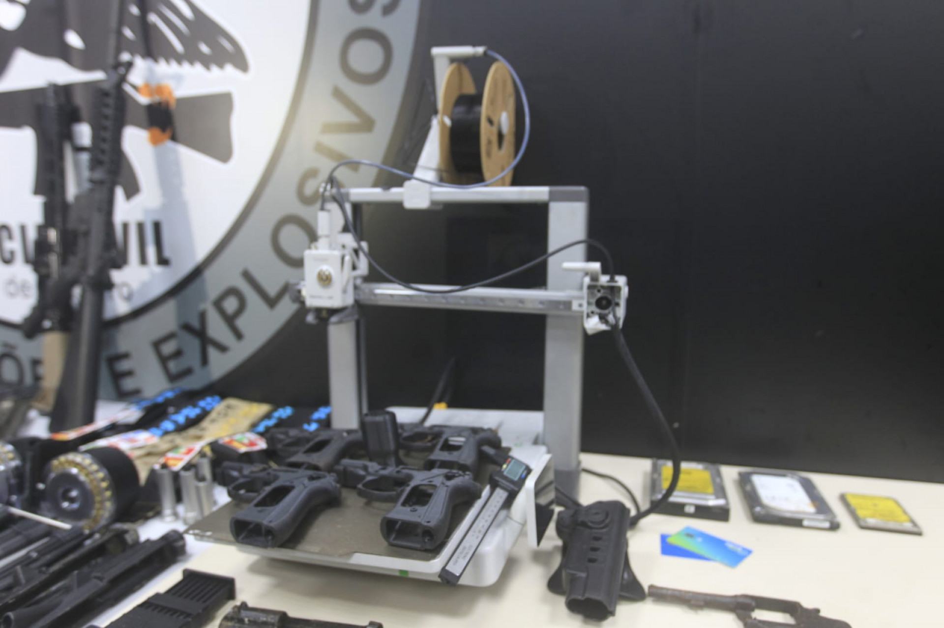 Impressora 3D era usada para criar pe&ccedil;as de armas - Reginaldo Pimenta / Ag&ecirc;ncia O Dia