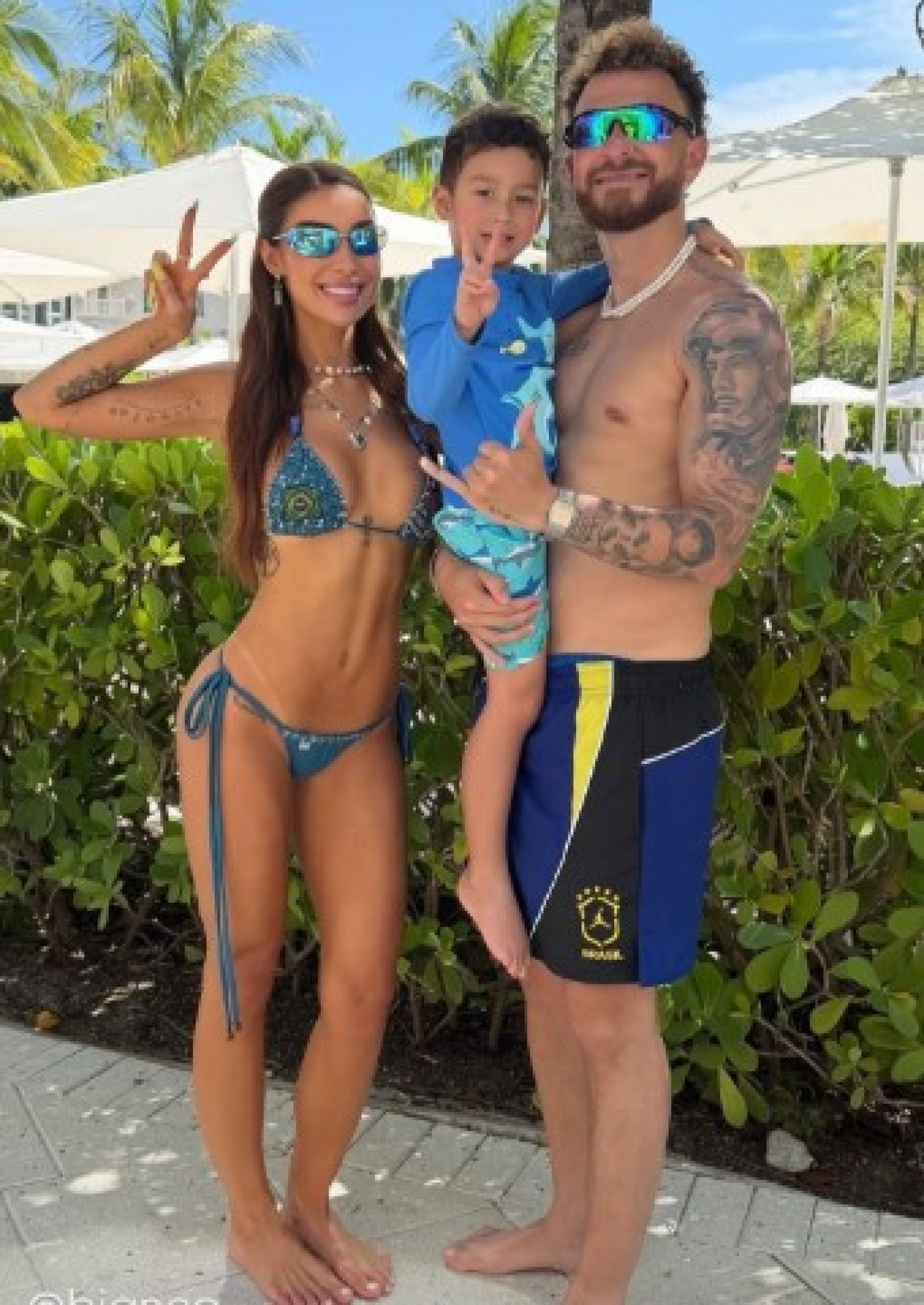 Bianca Andrade, Fred Bruno e o filho, Cris - Reprodução / Instagram