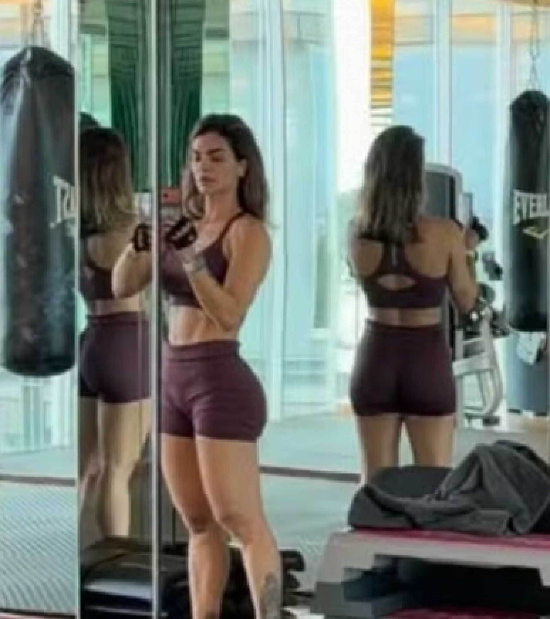Kelly Key mostra resultado de treino na academia e faz piada: 'A quarentona está podendo' - Reprodução Instagram
