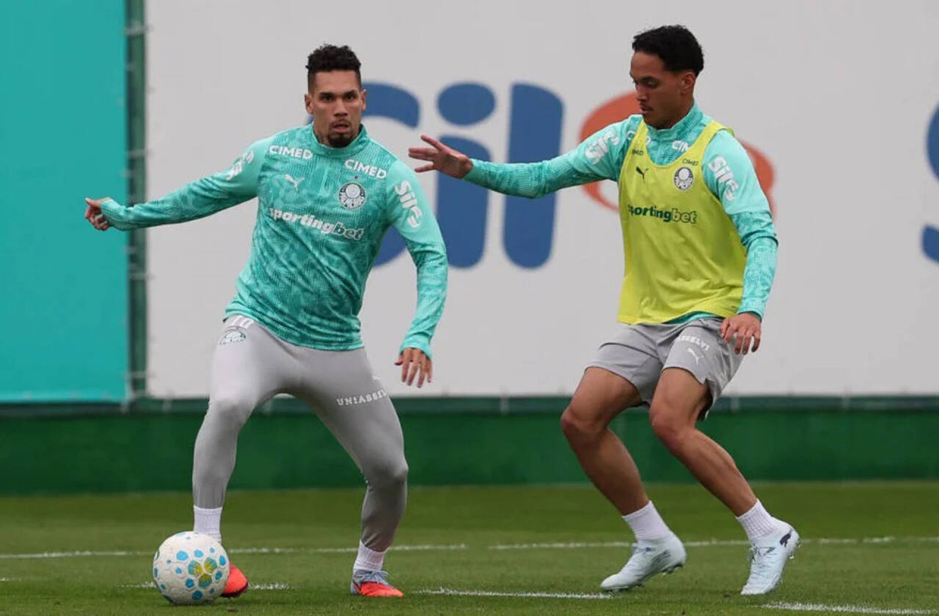 Vitor Roque, do Palmeiras, segue cronograma de recupera&ccedil;&atilde;o e faz atividade com bola