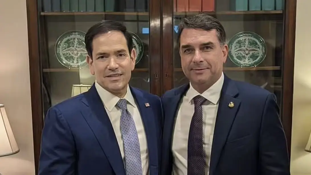 Rubio responde a Flávio Bolsonaro em carta oficial sobre tarifaço