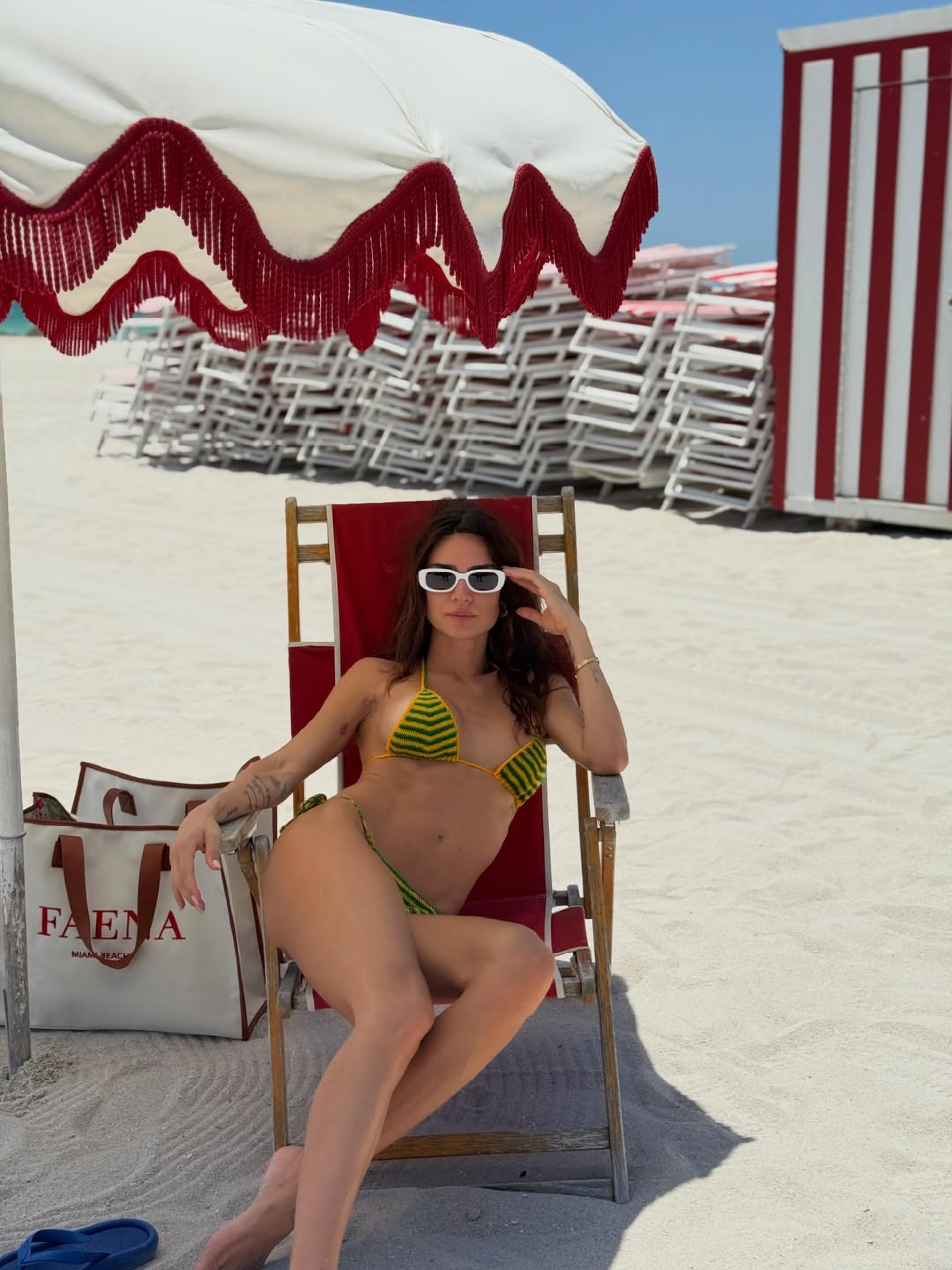 Thaila Ayala curte dia de praia em Miami, Flórida, nos Estados Unidos - Reprodução / Instagram