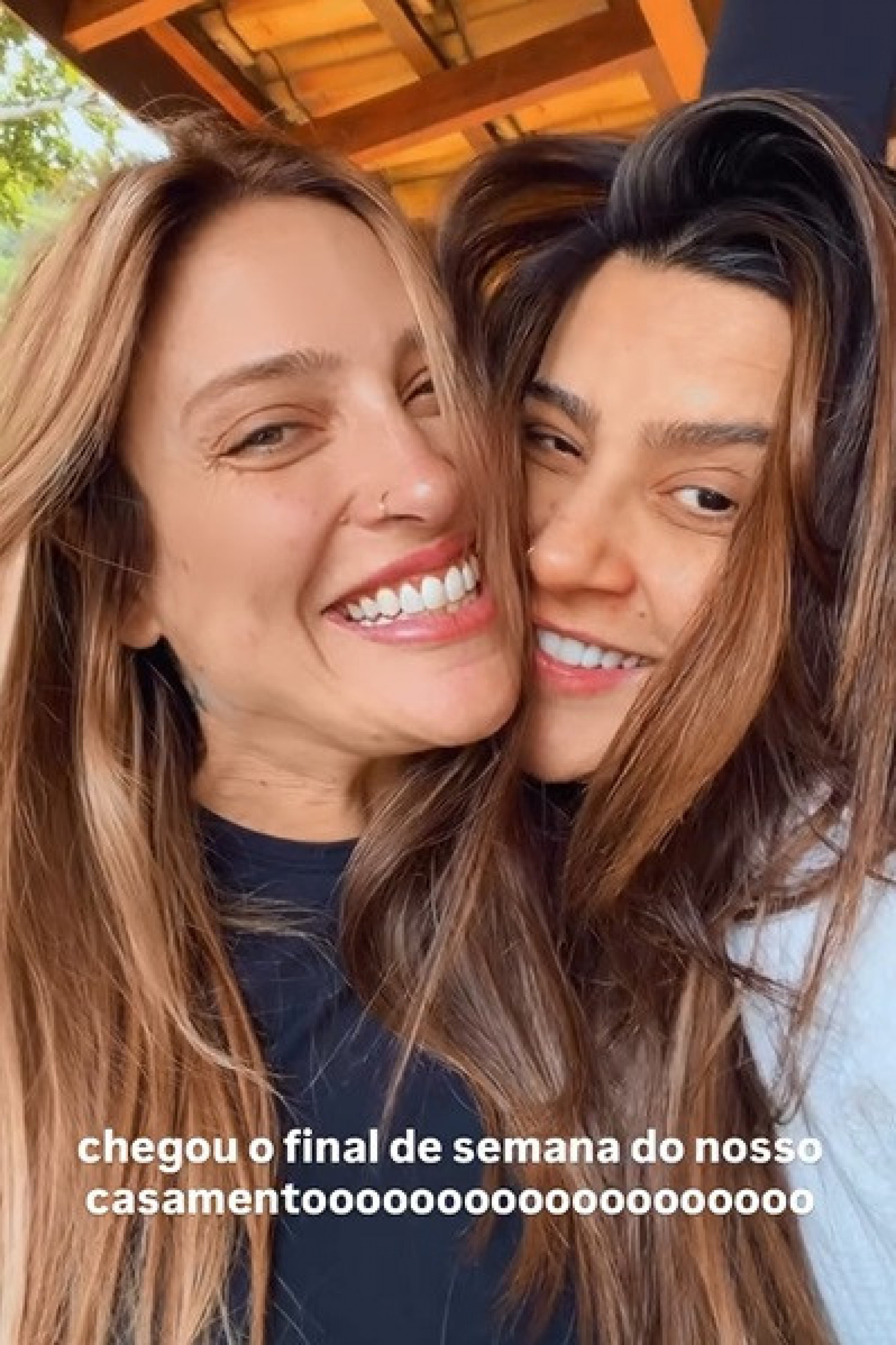 Tati Dias ir&aacute; subir ao altar com Lauana Prado no fim de semana  - Reprodu&ccedil;&atilde;o/Instagram 