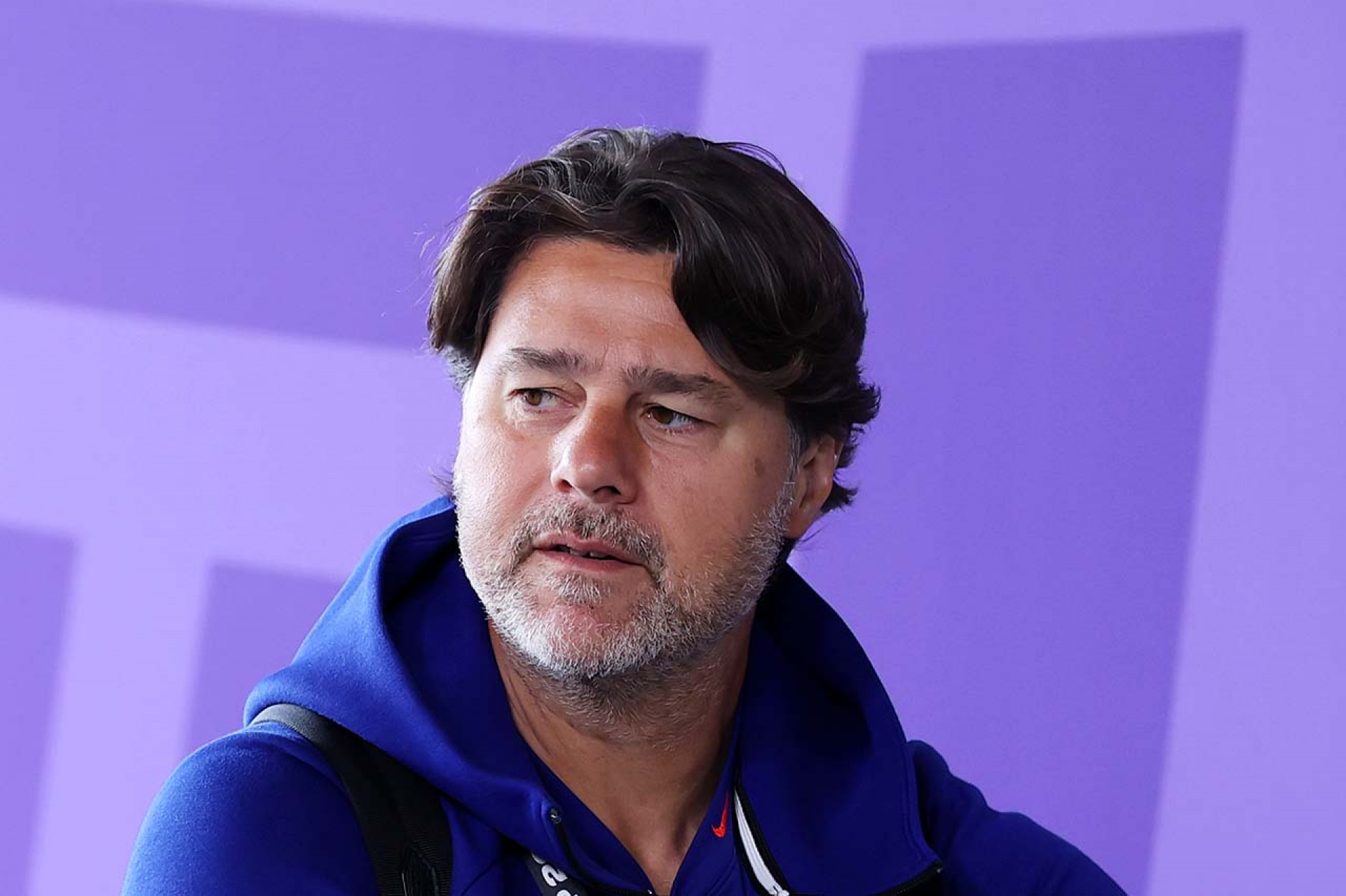 SEATTLE, WASHINGTON - JUNE 19: Mauricio Pochettino, Head Coach of the United States, arrives at the stadium before the FIFA World Cup 2026 Group D match between USA and Australia at Seattle Stadium on June 19, 2026 in Seattle, Washington. (Photo by Emilee Chinn/Getty Images)