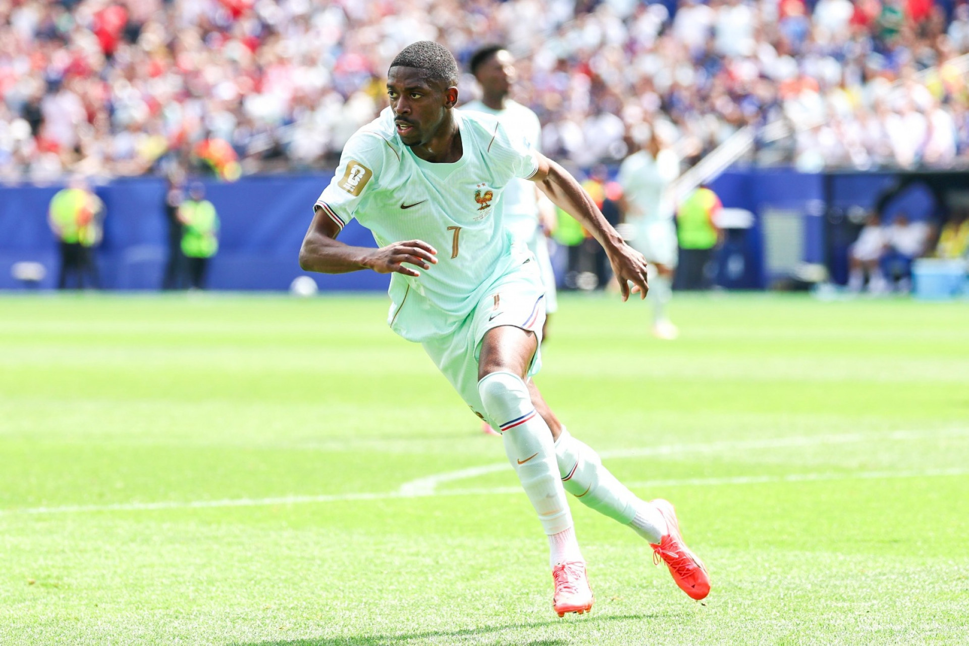 Dembélé marcou três gols na partida contra a Noruega - William Volcov / Parceiro / Agência O Dia