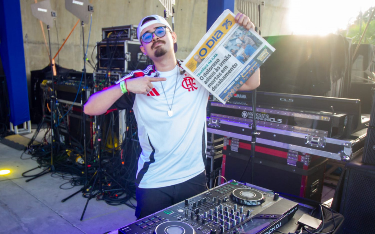 DJ Felippe Lima abriu festa de aniversário do O DIA no Parque Madureira