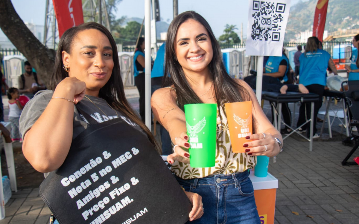 A&ccedil;&atilde;o da Unisuam na festa de anivers&aacute;rio de 75 anos do jornal O Dia parque Madureira.