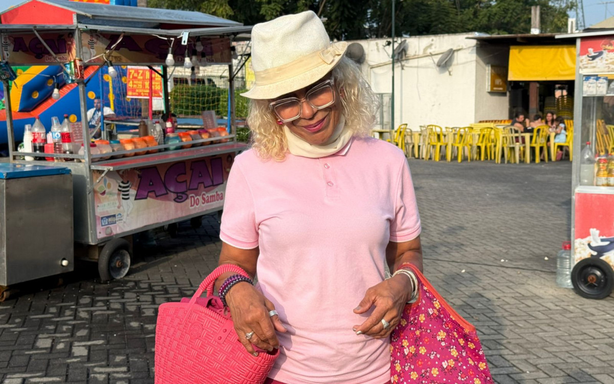 Moradora da Praça Seca, Rosemere Vieira curtiu o evento no Parque Madureira