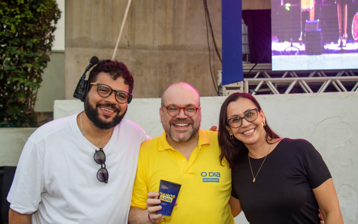 Alexandre Farah, Rodrigo T. Ribeiro e Renata Aguiar: parte do time do Jornal O DIA