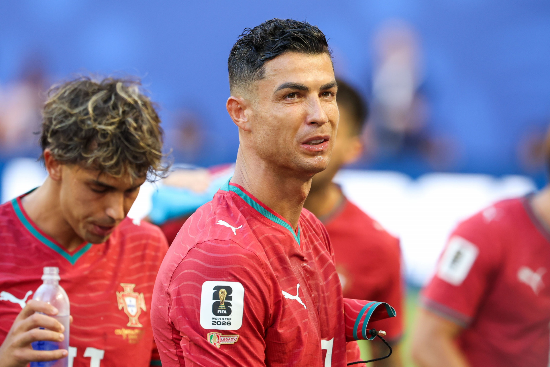 Cristiano Ronaldo,  durante a partida entre Col&ocirc;mbia e Portugal - Vanessa Carvalho / Parceiro / Ag&ecirc;ncia O Dia