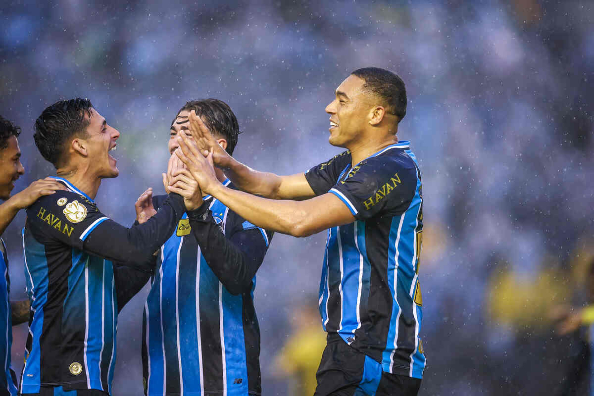 RS - FUTEBOL/AMISTOSO 2026/GREMIO X CASCAVEL  - ESPORTES - Lance do amistoso entre Gremio e Cascavel. FOTO: LUCAS UEBEL/GREMIO FBPA