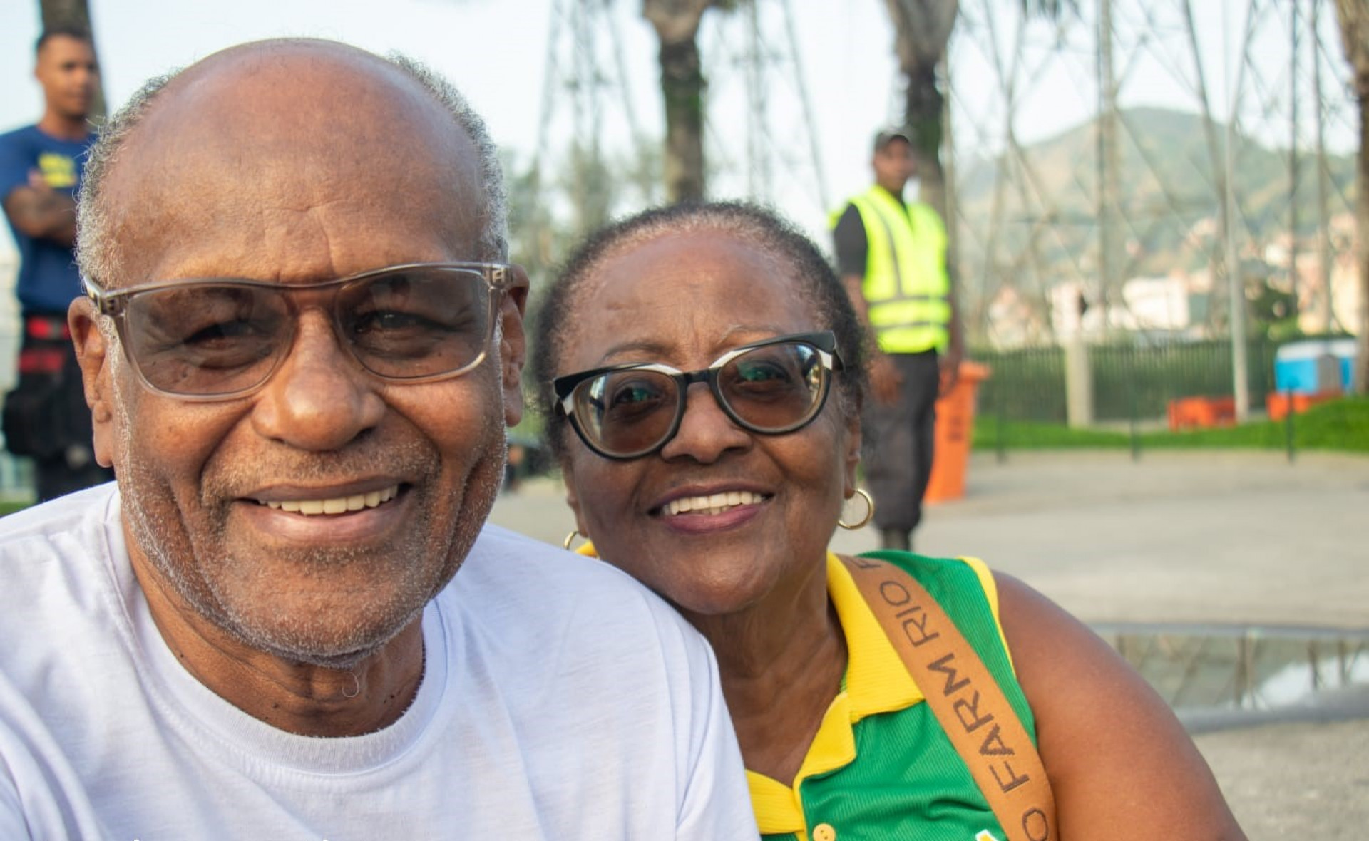 Gilson Reis e Vilma Werneck participam da festa de aniversário do O DIA no Parque Madueira - Érica Martin / Agência O Dia