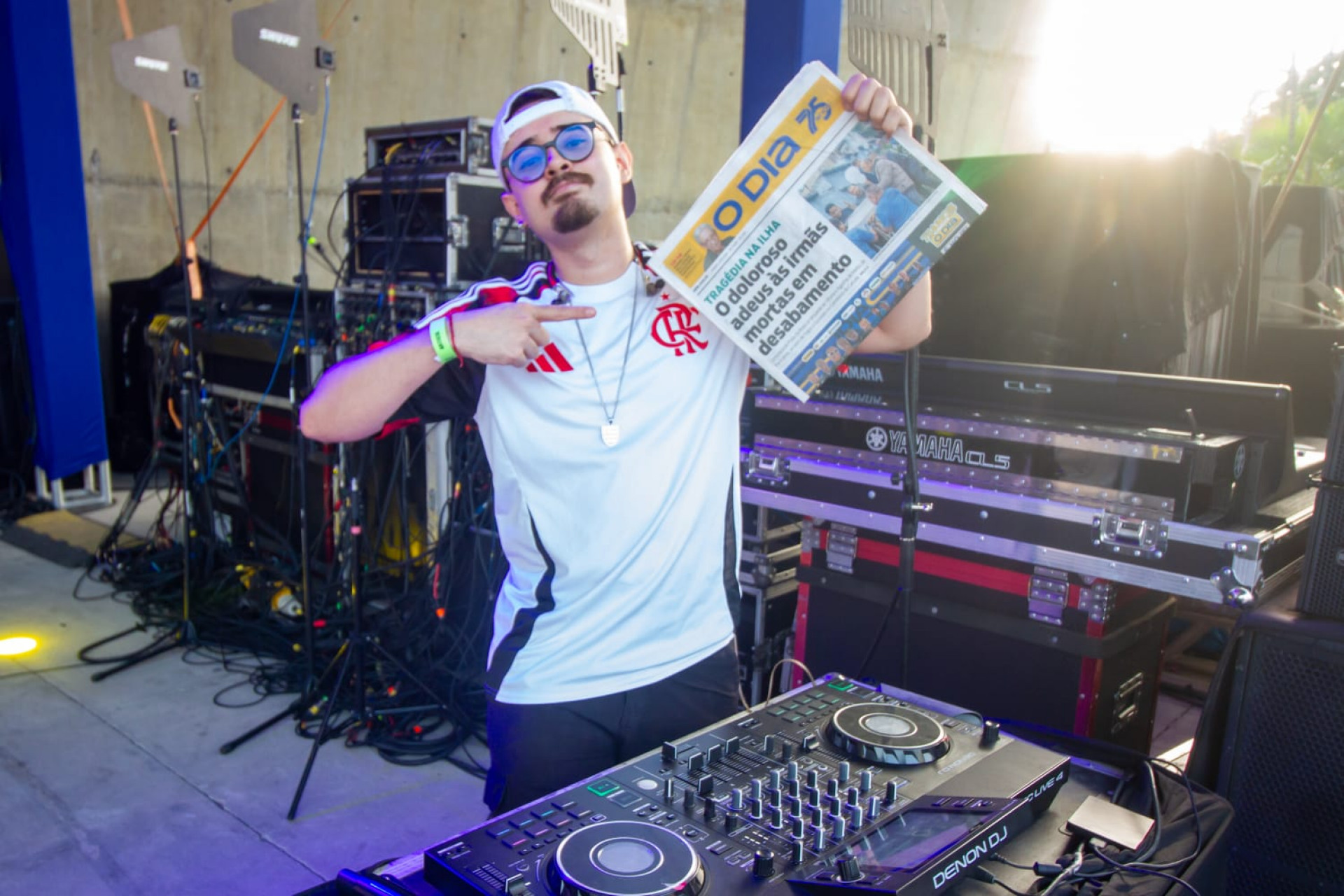 DJ Felippe Lima abriu festa - &Eacute;rica Martin / Ag&ecirc;ncia O Dia