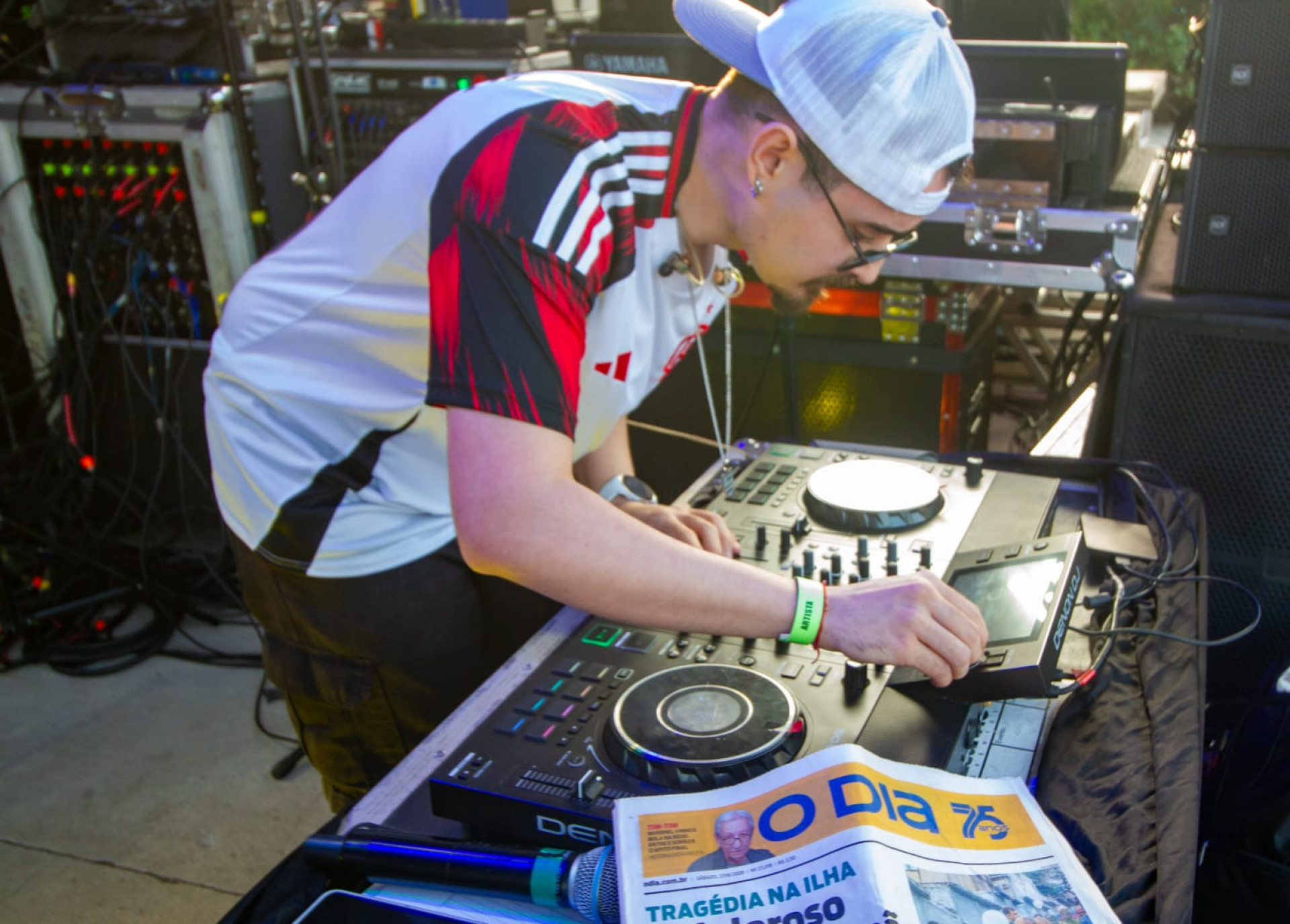 DJ Felippe Lima abriu festa de aniversário do O DIA no Parque Madureira - Érica Martin / Agência O Dia