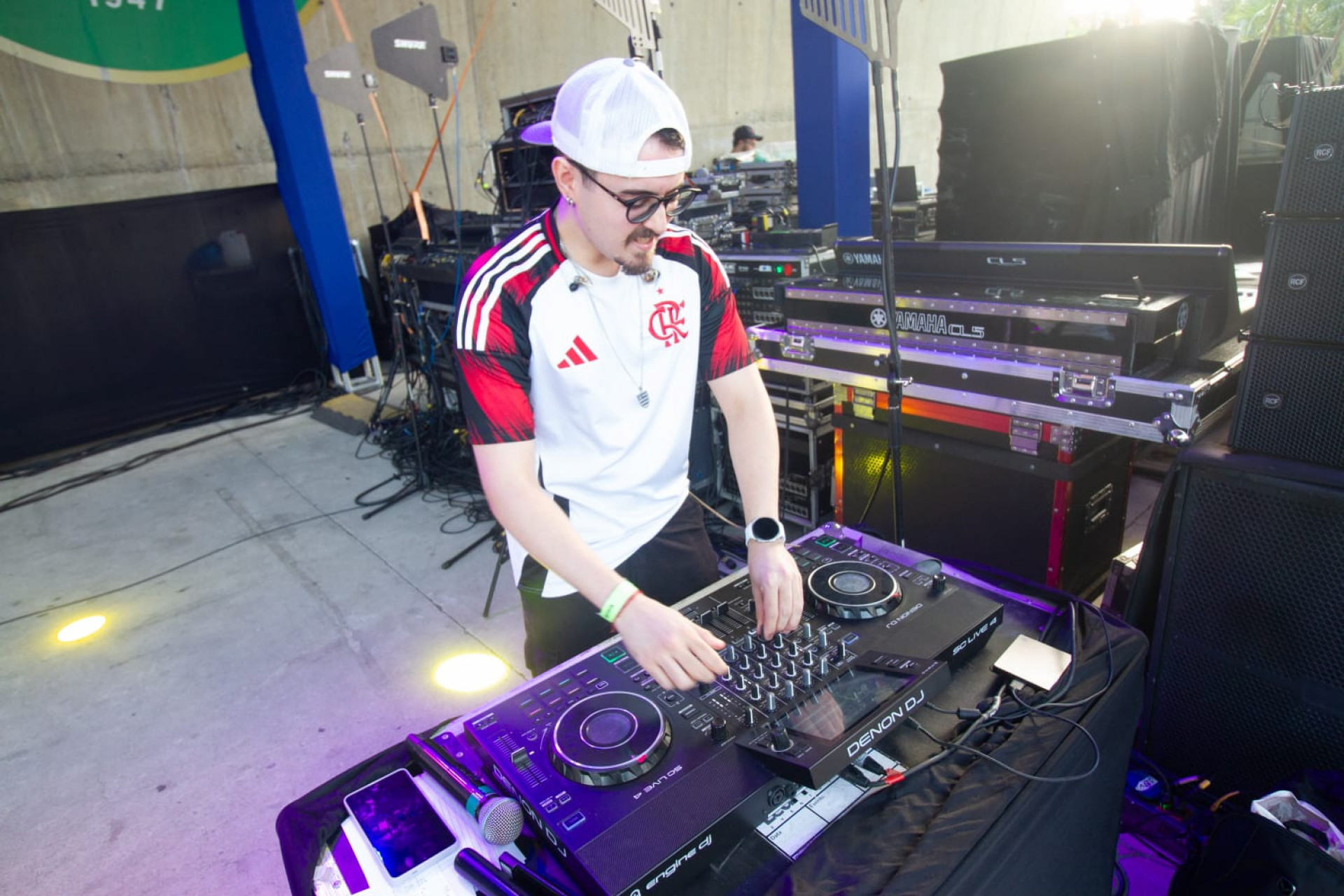 DJ Felippe Lima abriu festa de aniversário do O DIA no Parque Madureira - Érica Martin / Agência O Dia