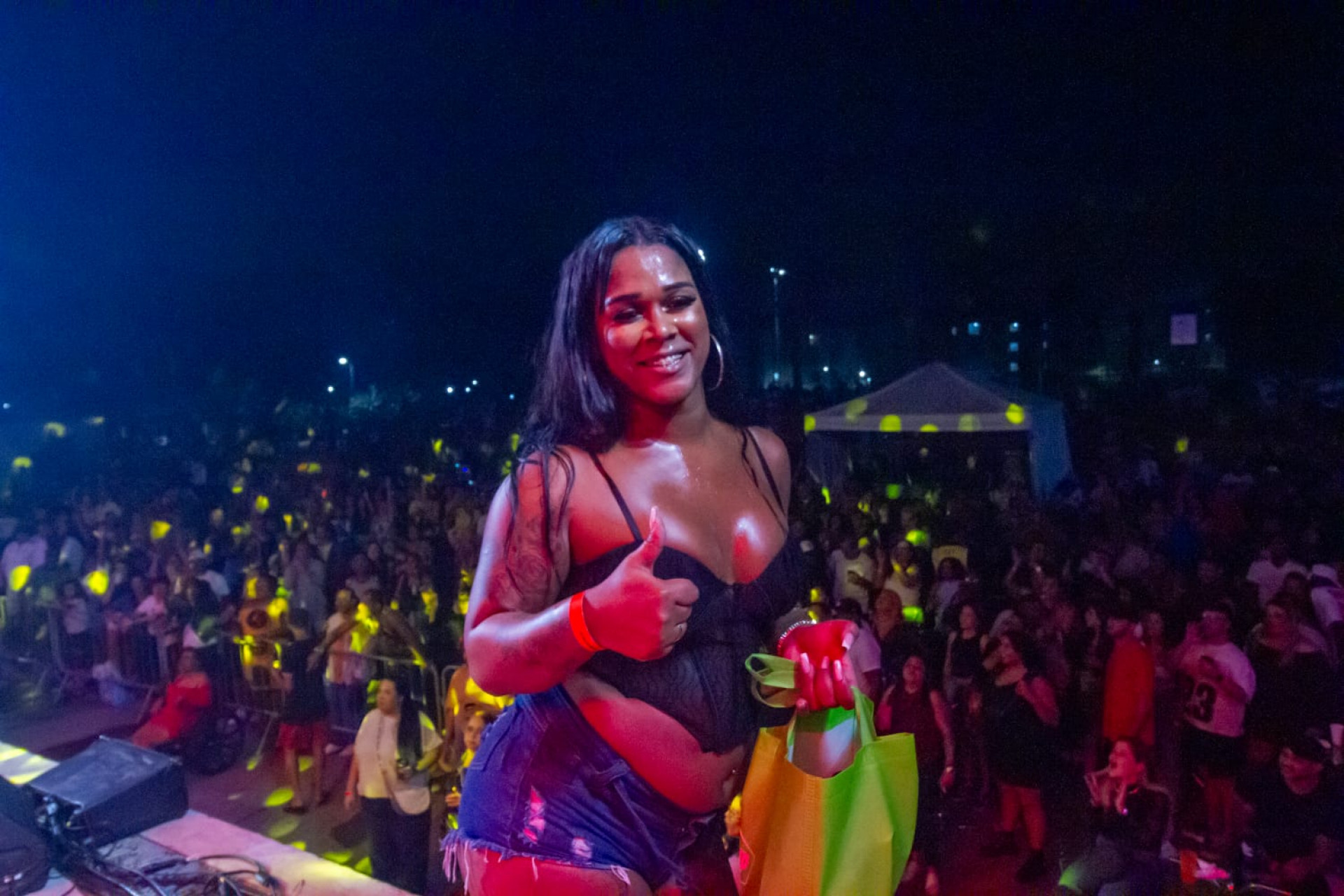 Kamile Castro ganhou concurso de dan&ccedil;a no palco do Parque Madureira - &Eacute;rica Martin / Ag&ecirc;ncia O Dia