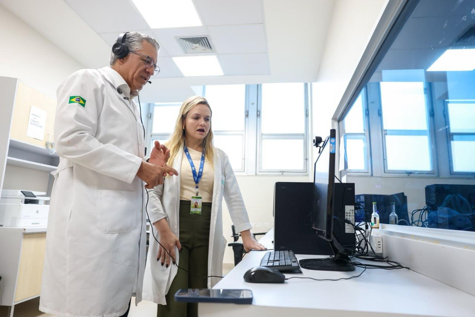 Ministro Padilha inaugurou UTI inteligente no Hospital do Fundão 
 - Walterson Rosa / MS