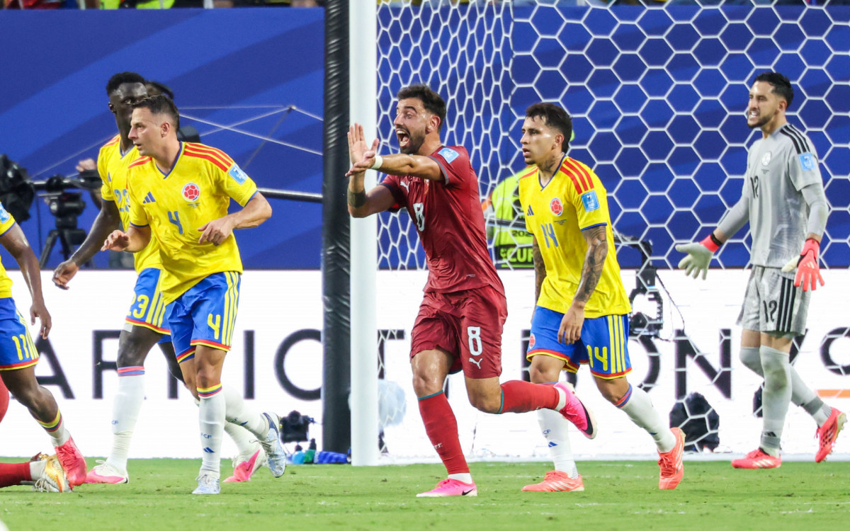 Em jogo disputado, a Colômbia jogou melhor, mas ficou no empate com o Portugal pelo grupo K. Ambas avançaram ao mata-mata
