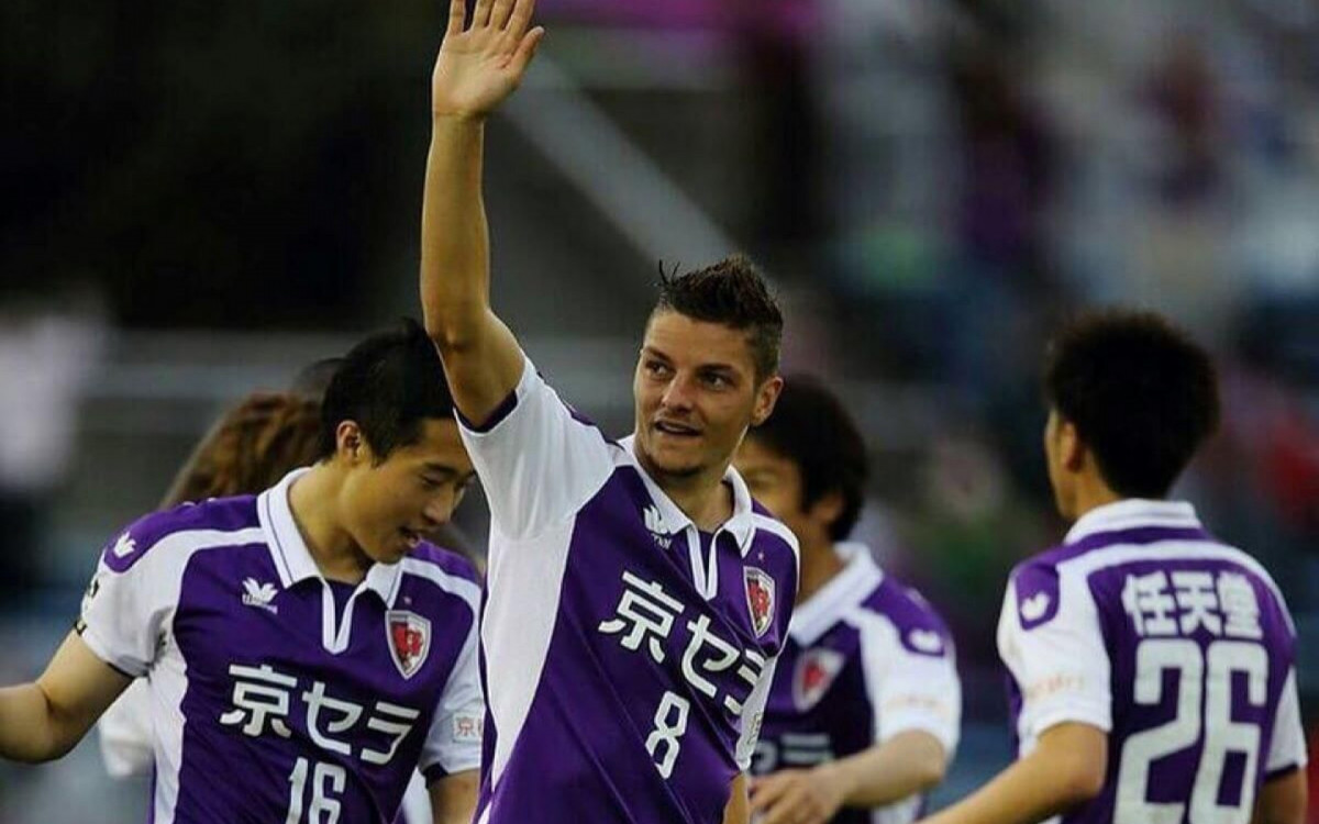 Andrei Girotto enquanto atuava no Kyoto Sanga