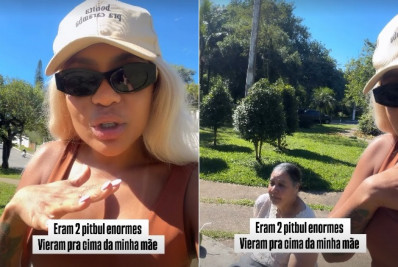 Cariúcha relata susto após mãe quase ser atacada por pitbull