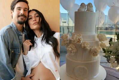 Sabrina Sato e Nicolas Prattes organizam chá revelação intimista